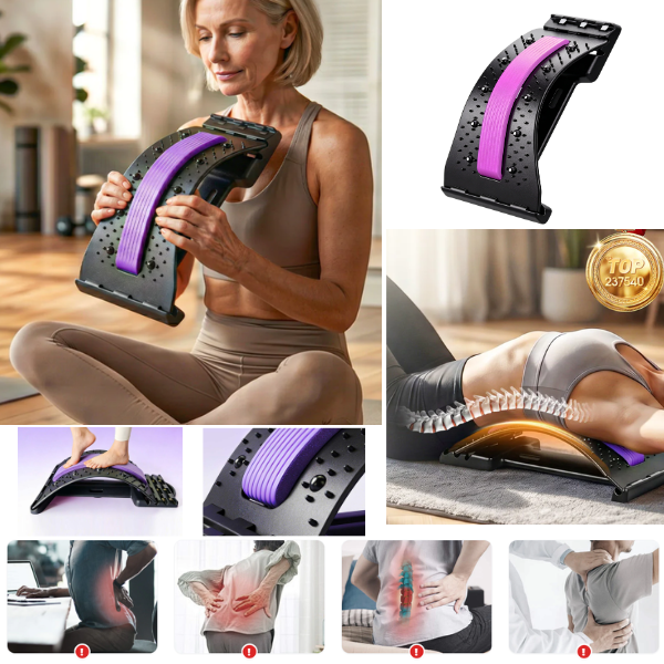 3in1 magnetinis akupresūrinis tempiamasis įrenginys nugarai
