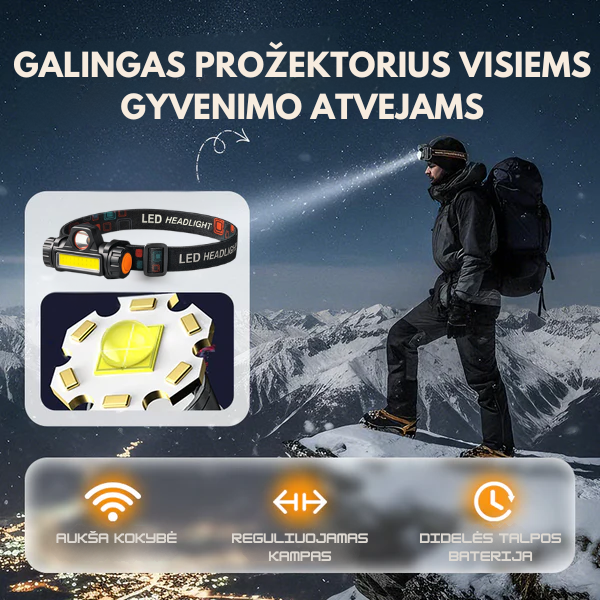 Galingas galvos prožektorius