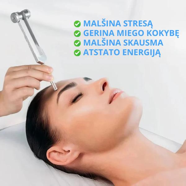128 Hz terapijos prietaisas - Natūralus skausmo ir streso malšinimas