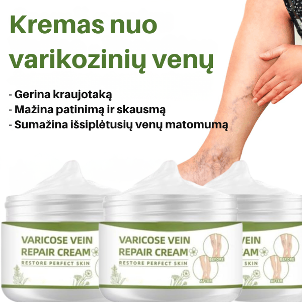 Efektyvi priemonė venoms