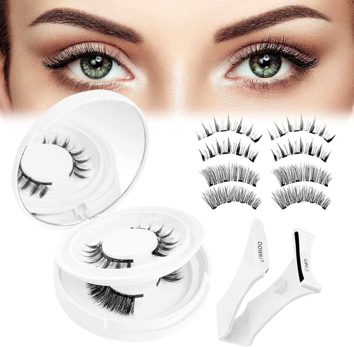 Daugkartinio naudojimo magnetinės blakstienos