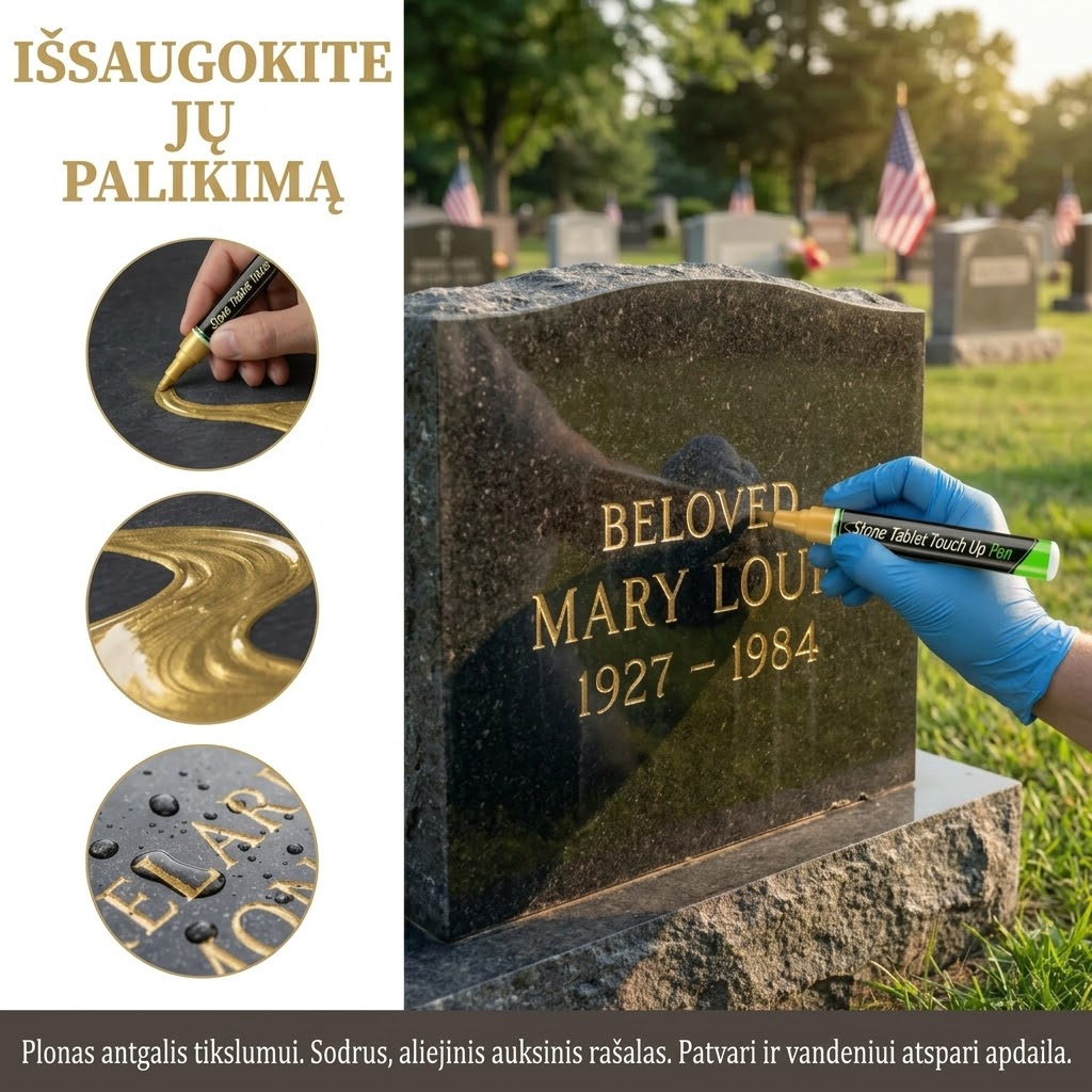 Antkapių graviravimo - paryškinimo priemonė