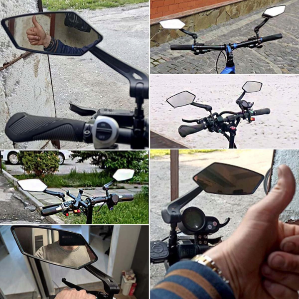360° reguliuojami veidrodėliai dviračiui