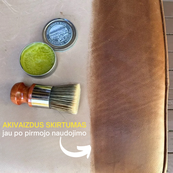 Odos atnaujinimo vaškas baldams ir interjerui + šepetėlis