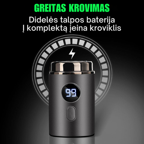 Itin galinga universali skutimosi mašinėlė
