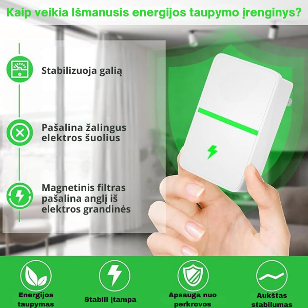 Išmanusis energijos taupymo įrenginys