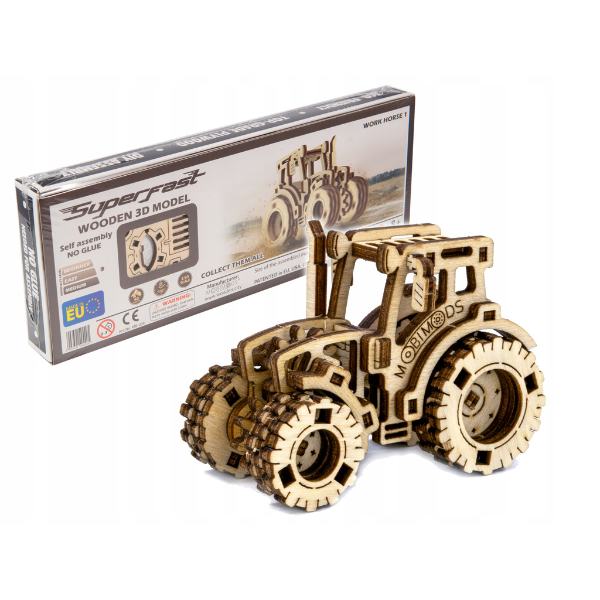 Unikalios 3D medinės dėlionės