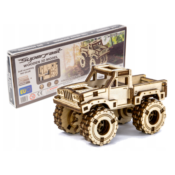 Unikalios 3D medinės dėlionės