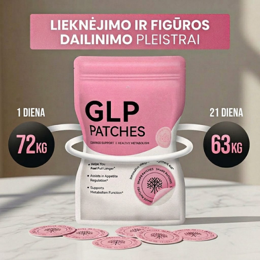 Svorio metimo ir kūno formų dailinimo pleistrai