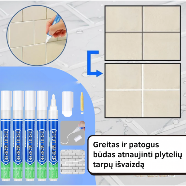Plytelių tarpų markeris