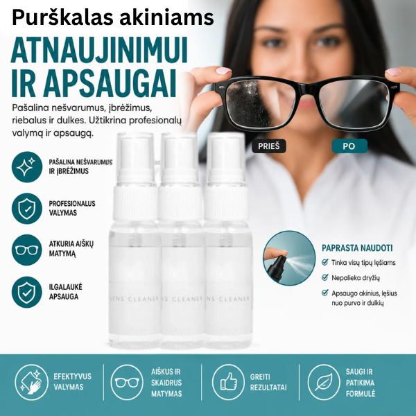 Purškalas akiniams