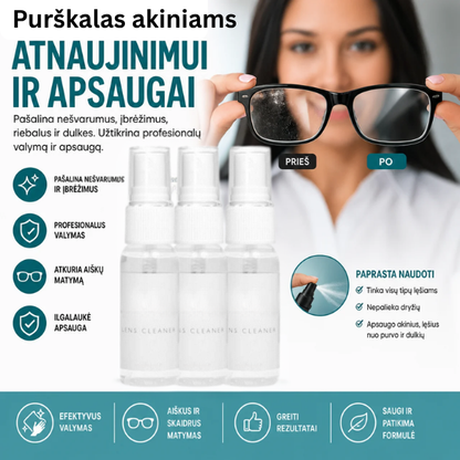 Purškalas akiniams