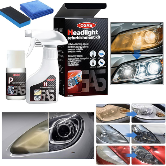 Profesionalus rinkinys žibintų restauravimui