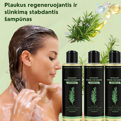 Plaukus regeneruojantis ir slinkimą stabdantis šampūnas