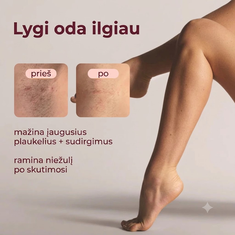 Elektrinis skustuvas moterims kūnui ir intymiai higienai