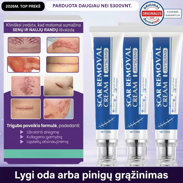 Pažangus kamieninių ląstelių gelis randams