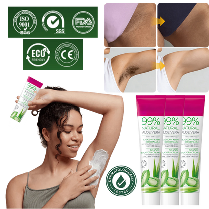 Daugiafunkcis plaukų šalinimo kremas