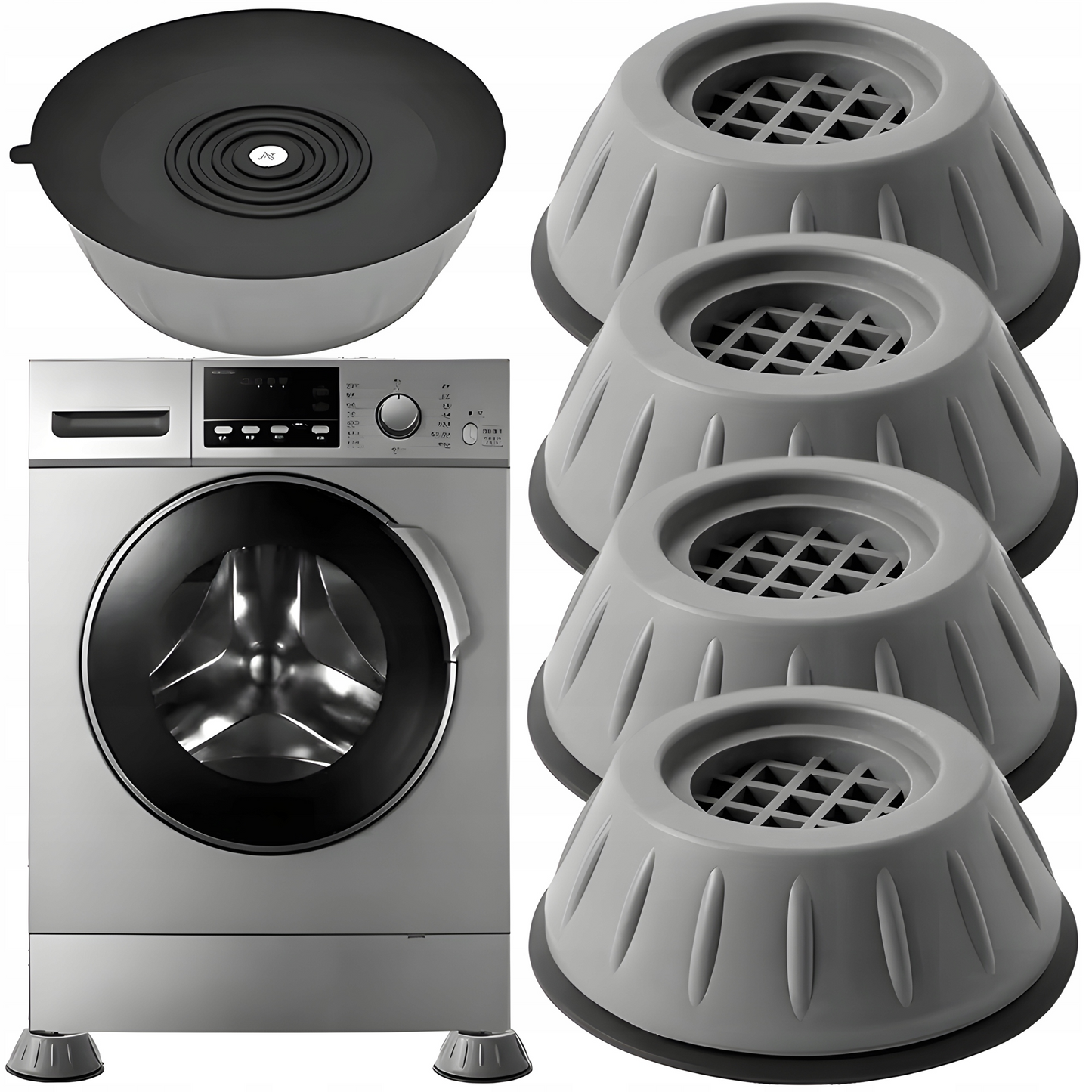 Antivibracinės kojelės buitinei technikai