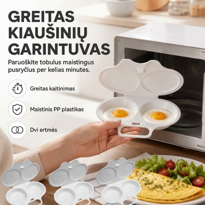 Inovatyvus sprendimas kiaušiniams gaminti