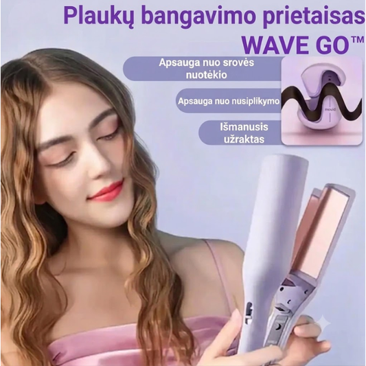 WAVE GO™ - Plaukų bangavimo - garbanojimo prietaisas