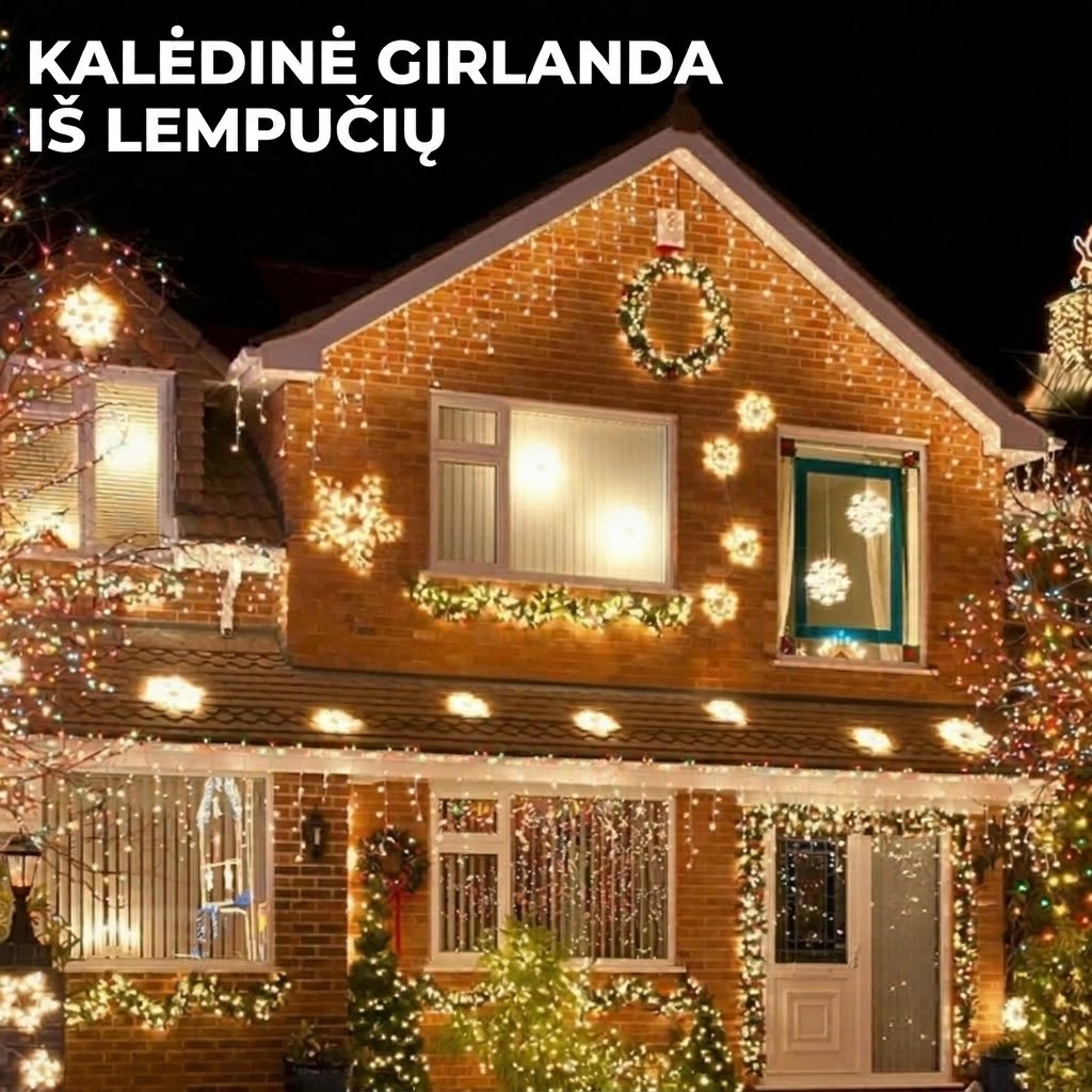 Dekoratyvinė iliuminacinė girlianda