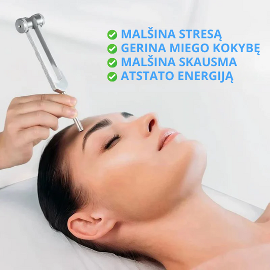128 Hz terapijos prietaisas - Natūralus skausmo ir streso malšinimas