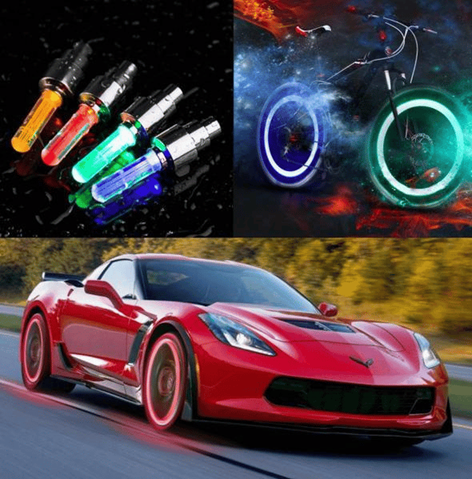 LED ratų švieselės (4vnt.)