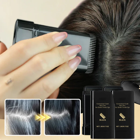 2-in-1 plaukų spalvos pieštukas su šukomis