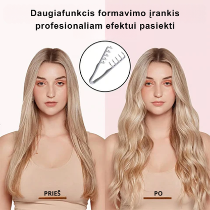 Universalios plaukų formavimo žnyplės