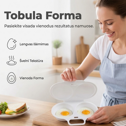 Inovatyvus sprendimas kiaušiniams gaminti
