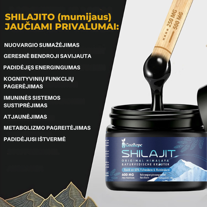 Shilajitas – stebuklingas originalus Himalajų maisto papildas