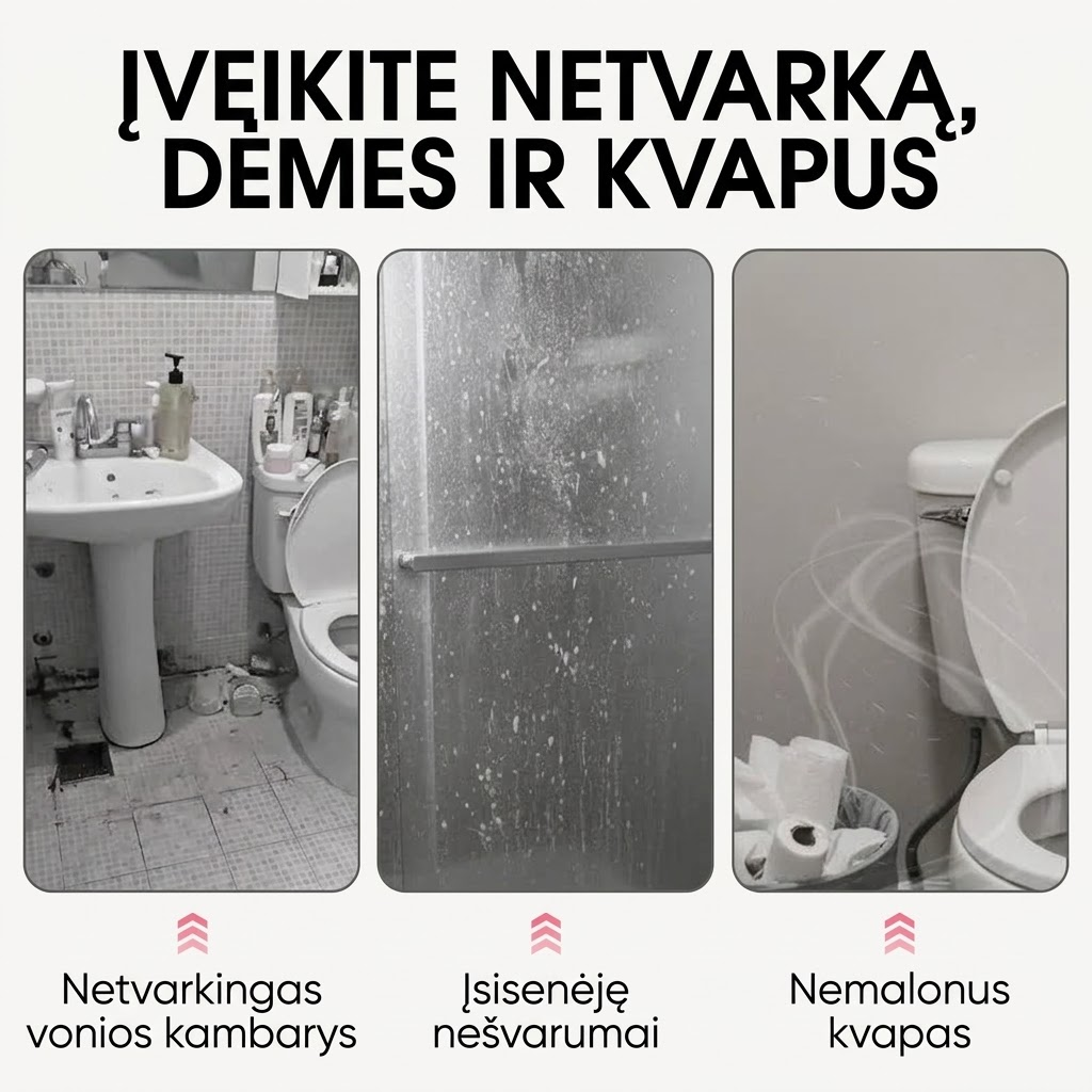Universalus dezinfekuojantis vonios valiklis