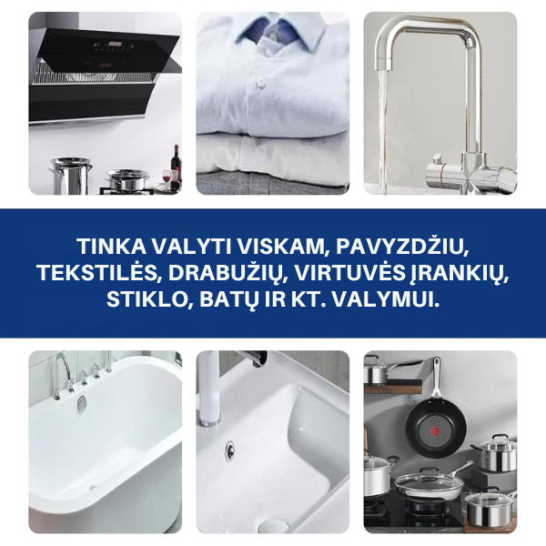 Multifunkcinės valymo tabletės