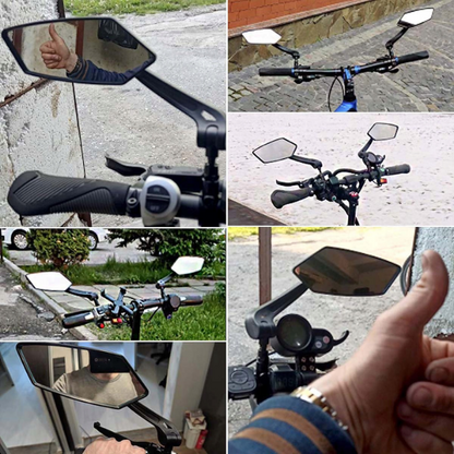 360° reguliuojami veidrodėliai dviračiui