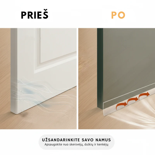 Lipni sandarinimo juosta durims ir langams