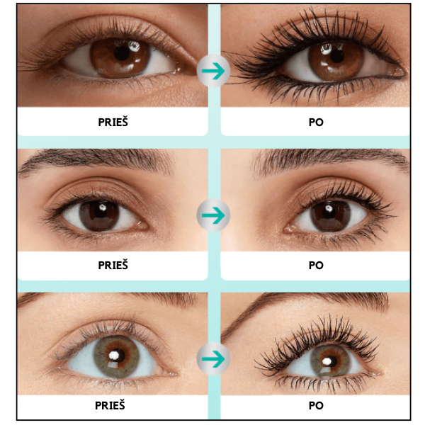 Vandeniui atsparus netepantis 3D tušas