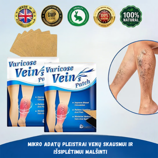 Natūralūs ir efektyvūs gydomieji pleistrai