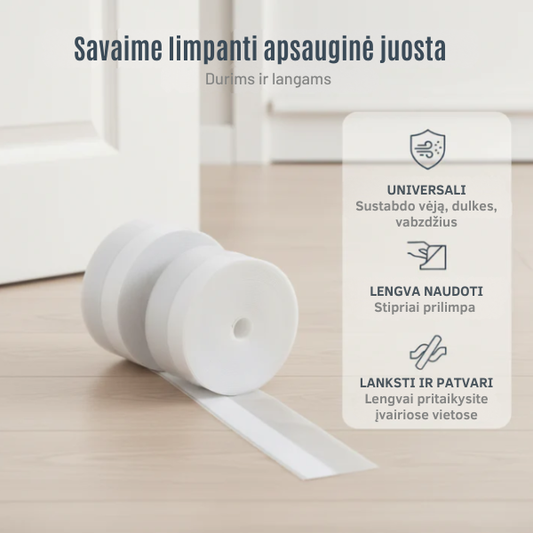 Lipni sandarinimo juosta durims ir langams