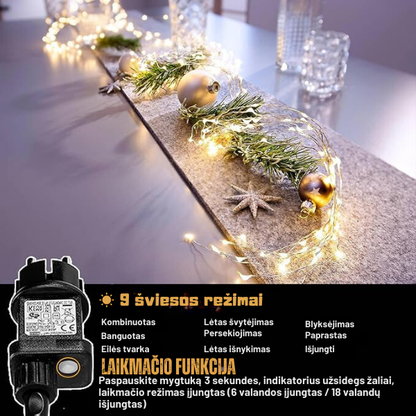 Kalėdinė LED girlianda - lietus