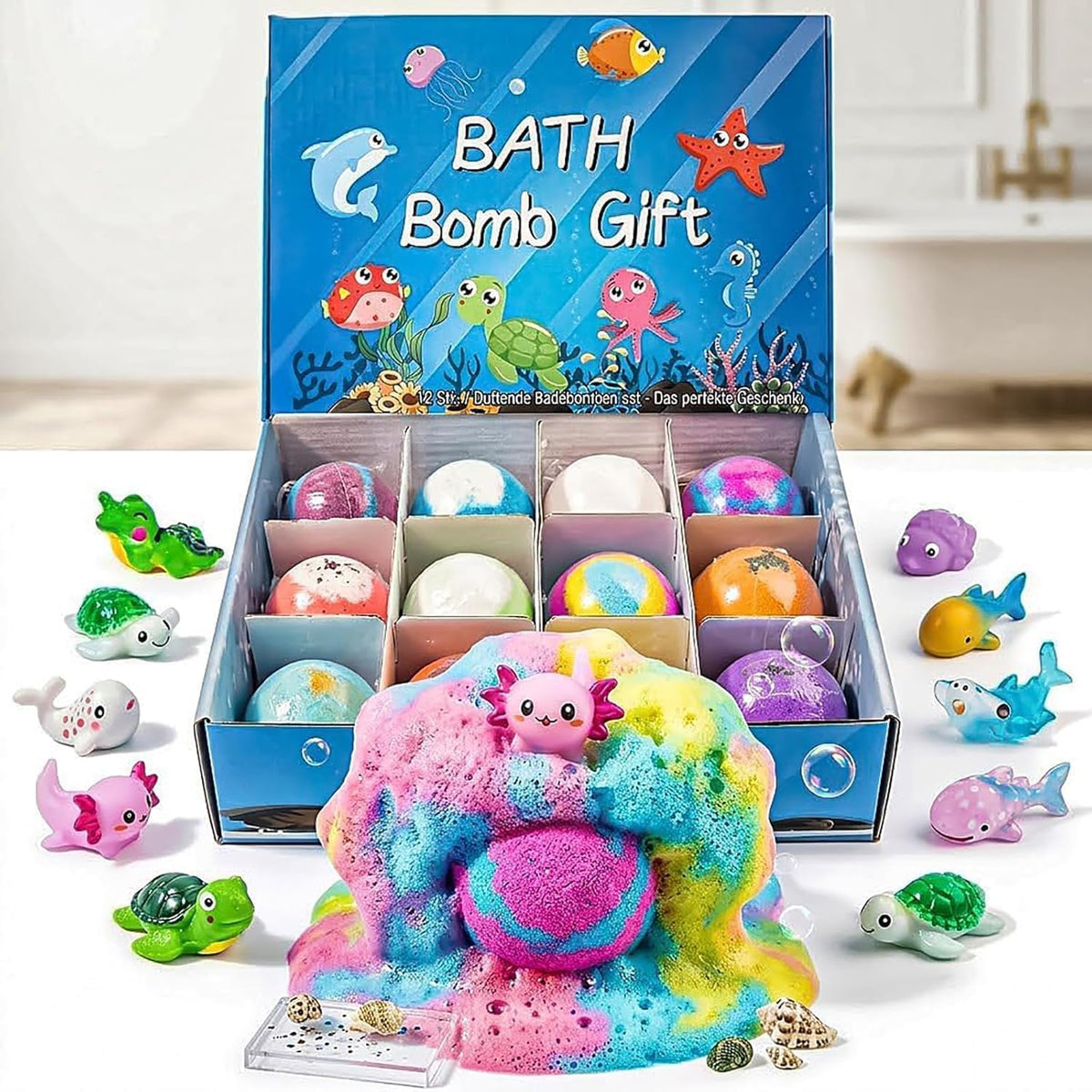 Magijos pripildytos vaikų maudynių bombos