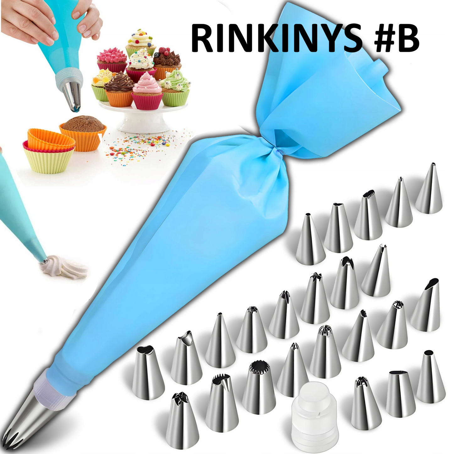 Konditerijos dekoravimo rinkinys